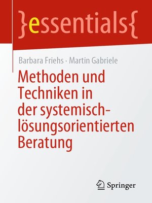 cover image of Methoden und Techniken in der systemisch-lösungsorientierten Beratung